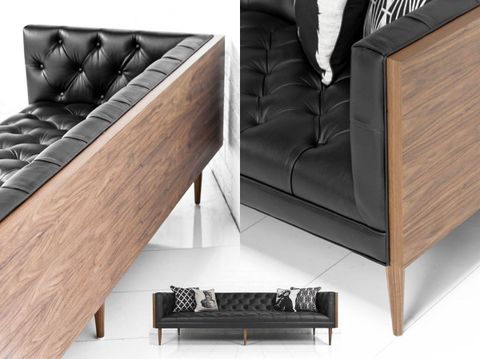 30 Mid-Century Modern Sofas That Make Your Lounge Look The Era with How to Incorporate a Statement Black Leather Couch into Your Contemporary Living Space