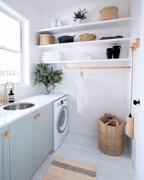 33 New Laundry Room Design Ideas With Scandinavian Style 16 Elegant ... intended for 4 Stylish New Laundry Rooms