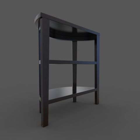 3D Console Table Convenience Concepts Newport 3-Shelf Model ... intended for Mastering the Newport 3 Shelf Console for Stylish Storage