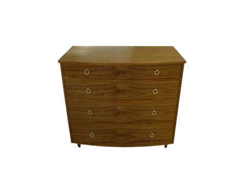 4 Drawer Hotel Room Dresser Walnut Wood Veneer Commercial Furniture with regard to Dann Foley Six Drawer Dresser Walnut Wood Veneer