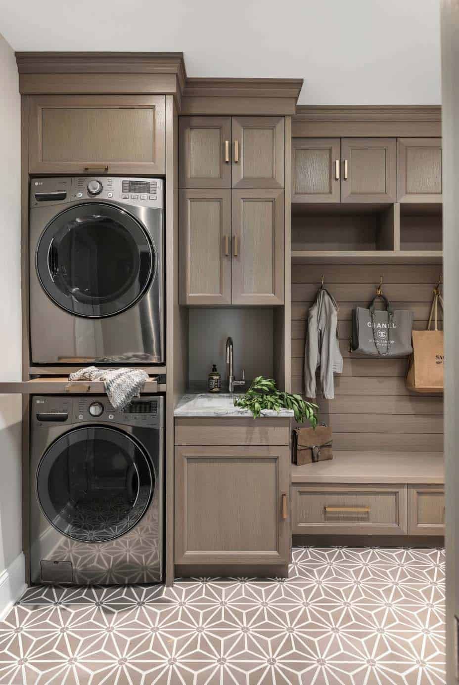 45 Functional And Stylish Laundry Room Design Ideas To Inspire ... in Discover This Week's Top 5 Laundry Rooms for Chic Storage Solutions
