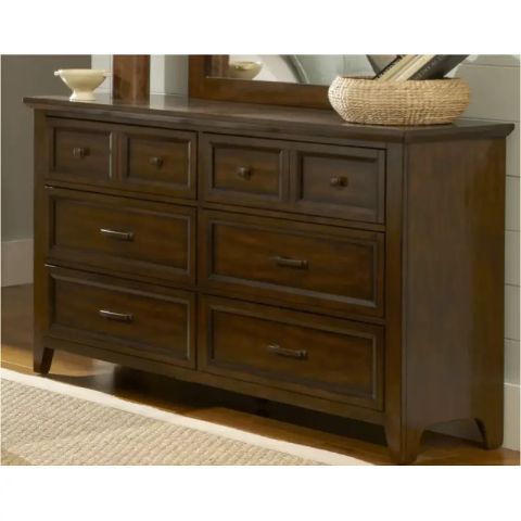 461-Br31 Liberty Furniture Laurel Creek 6 Drawer Dresser inside 6 Drawer Dresser - 272-Br31