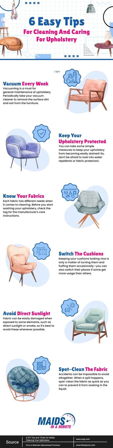 6 Easy Tips For Cleaning And Caring For Upholstery | Blog intended for Practical Wisdom for Everyday Upholstery Maintenance