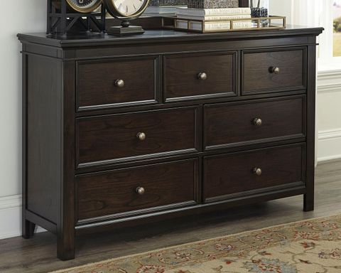 7 Elegant Brown Dressers To Enhance Your Bedroom Decor in Anemone Dresser, Dark Brown