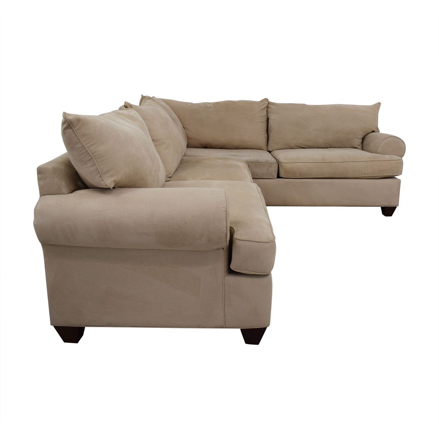 75% Off - Raymour &amp; Flanigan Raymour &amp; Flanigan Two Piece Sectional ... inside [%Up To 75% Off Sofas And Sectionals|The Art of Smart Shopping for Sofas and Sectionals%]