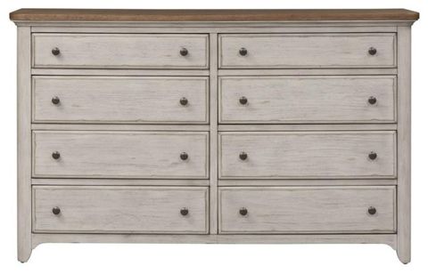 8 Drawer Dresser W66 X D19 X H40 - Farmhouse - Dressers - By Massiano ... in Choosing the Right 8 Drawer Dresser W66 x D18 x H40 for Your Home Needs