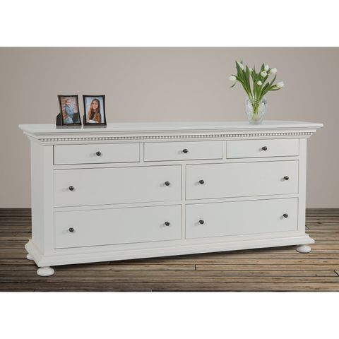 A & E Soraya 7 Drawer Dresser - Pearl White | Www.hayneedle.com | Furniture, 7 Drawer Dresser ... intended for Carmel 7 Drawer Dresser, White