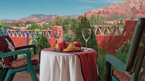 A Sunset Chateau - Visit Sedona inside Sedona Chateau G/S Sofa