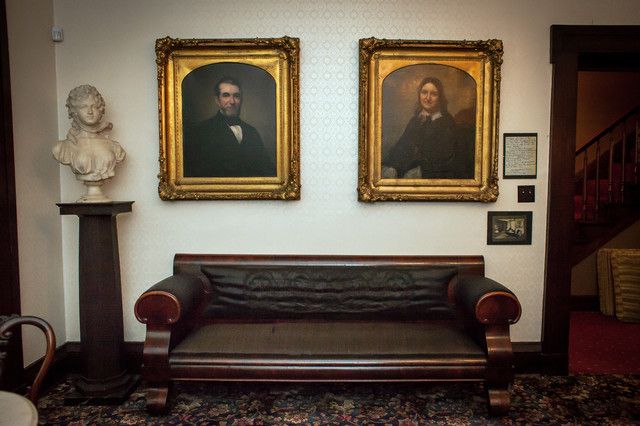Abraham Lincoln Sat (And Flirted) Here within Abraham Lincoln Sat (And Flirted) Here