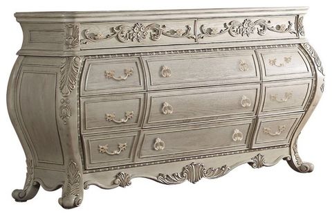 Acme Ragenardus Dresser, Antique White - Victorian - Dressers - By ... throughout The Artisanal Craftsmanship Behind Antique White Dressers from ACME Ragenardus