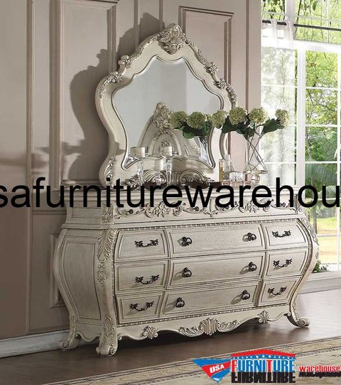 Acme Ragenardus Vintage White Drawer Dresser inside The Artisanal Craftsmanship Behind Antique White Dressers from ACME Ragenardus