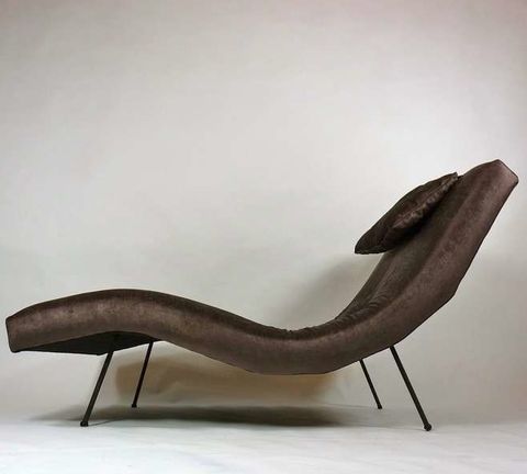 Adrian Pearsall; Chaise Longue, 1960S. | Mid Century Modern Design ... regarding Milo Baughman: The Cary Grant Of Furniture Design