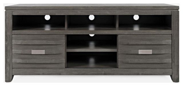 Altamonte 60&quot; Console, Brushed Gray - Transitional - Entertainment Centers And Tv Stands - By ... in Altamonte 60&quot; Console, Brushed Gray