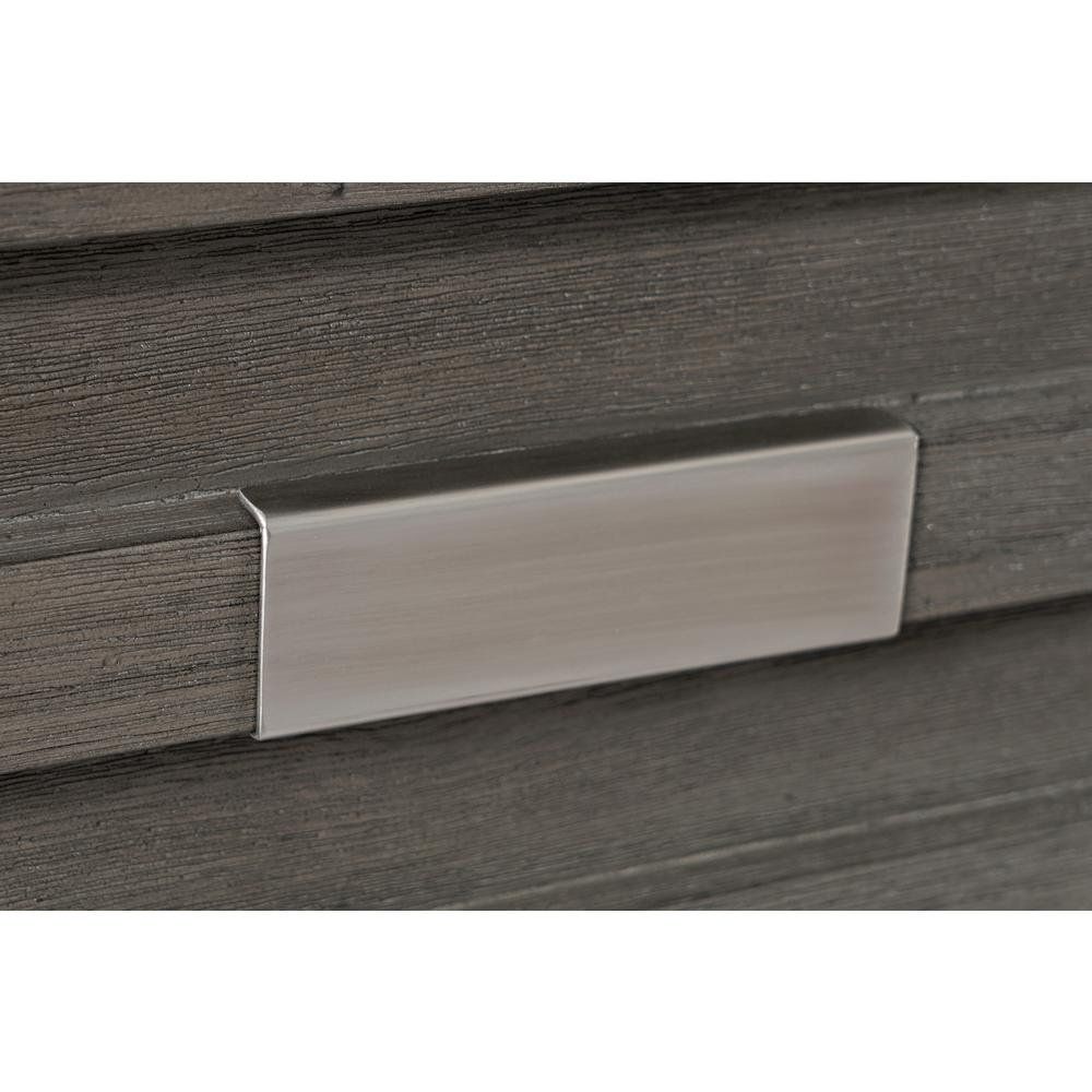 Altamonte 60&quot; Console, Brushed Gray - Transitional - Entertainment ... intended for The Altamonte 60&quot; Console Brushed Gray A Deep Dive into Its Appeal