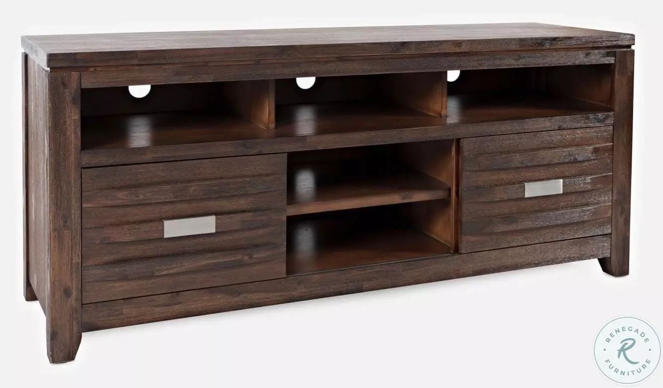 Altamonte Brushed Walnut 60&quot; Media Console From Jofran | Coleman Furniture with regard to The Altamonte 60&quot; Console Brushed Gray A Deep Dive into Its Appeal