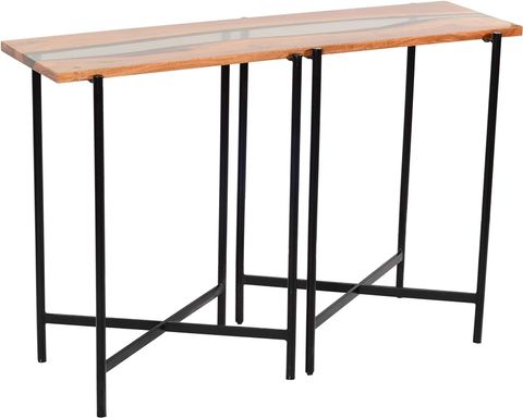 Amazon.com: Alaterre Furniture Stockbridge 36" L Wood Sofa/Tv Console ... with regard to Stockbridge 36"L Wood Sofa/Tv Console, Drawer