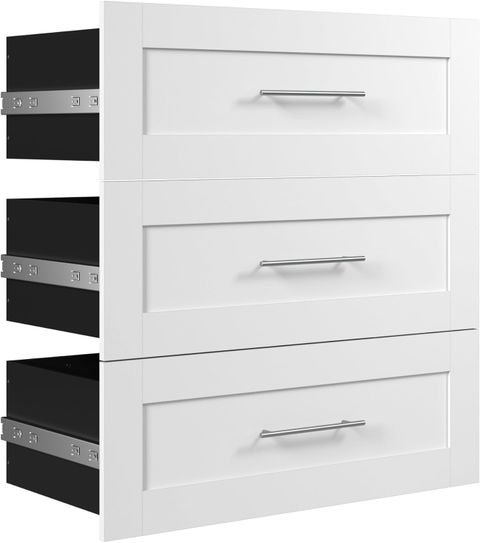 Amazon.com: Bestar Pur 3 Drawer Set For Pur 36W Closet Organizer In ... regarding A Deep Dive into the Bestar Pur 3 Drawer Set for Closet Organization