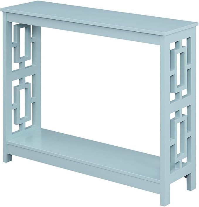 Amazon.com: Convenience Concepts Town Square Console Table With Shelf ... in Town Square Console Table With Shelf, Espresso