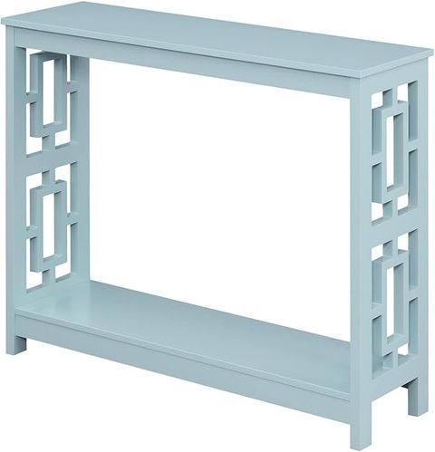 Amazon.com: Convenience Concepts Town Square Console Table With Shelf ... in Town Square Console Table With Shelf, Espresso