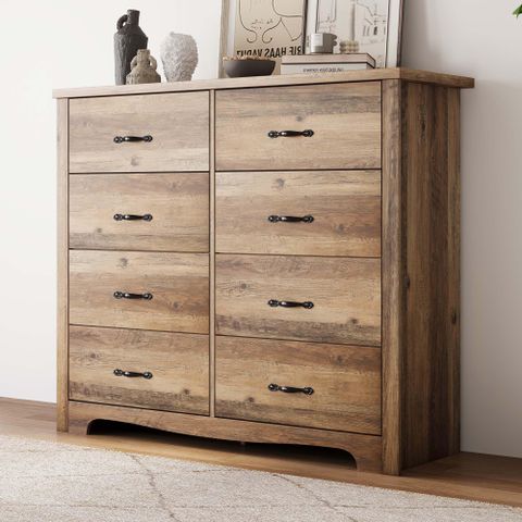 Amazon.com: Linsy Home 8 Drawer Dresser, Dresser For Bedroom, Modern ... within The Art of Choosing the Right Dresser for Your Modern Bedroom Setup