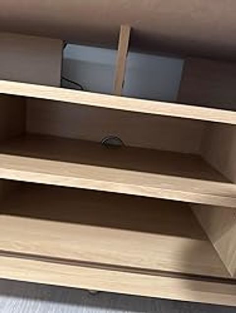 Amazon.com: Modway Cadence Fluted Wood Grain 71" Tv Stand In Oak : Home ... pertaining to Bringing Warmth Home The Cadence 71" Curved TV Stand in Natural Oak