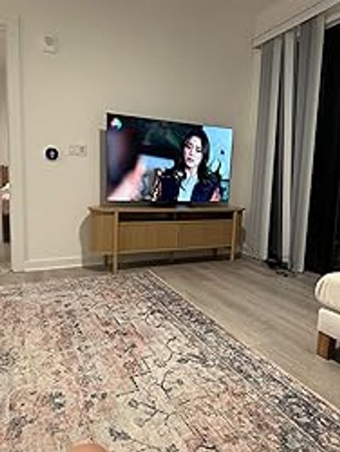 Amazon.com: Modway Cadence Fluted Wood Grain 71" Tv Stand In Oak : Home ... within Cadence 71" Curved Tv Stand, Oak