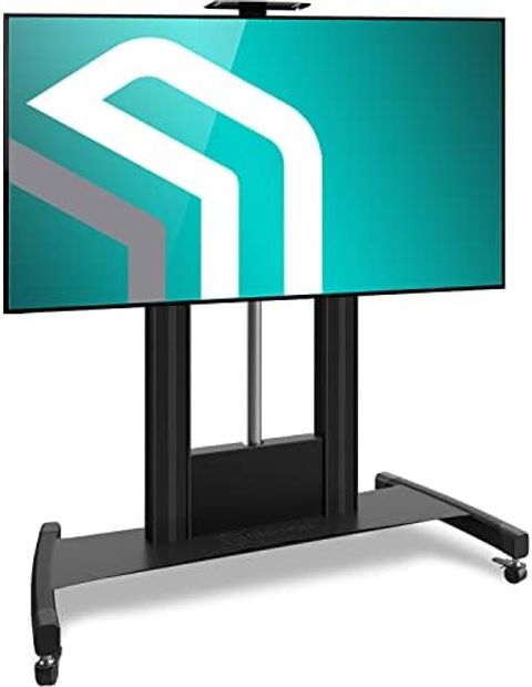 Amazon.com : Onkron Motorized Lift Mobile Tv Stand Rolling Tv Cart With ... inside Comparing manual vs motorized approaches to screen positioning