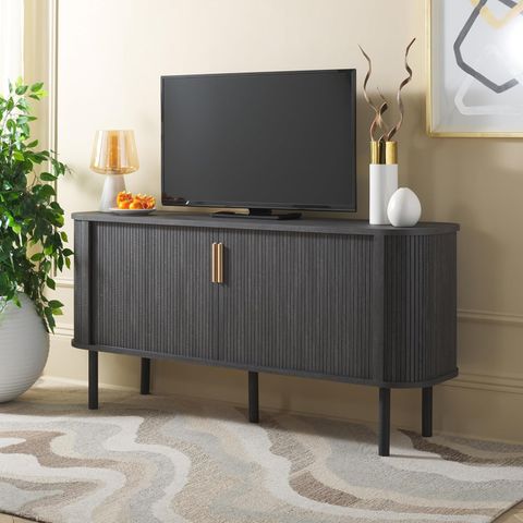 Amazon.com: Safavieh Home Collection Tealla Distressed Black/Gold 2 ... with regard to Creating Visual Harmony with Distressed Finish Media Furniture