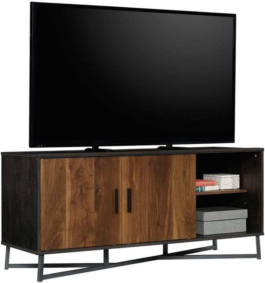Amazon.com: Sauder Canton Lane Engineered Wood 60&quot; Tv Credenza In Grand ... intended for Transforming Your Living Space with the Sauder Canton Lane Credenza