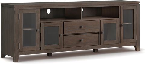 Amazon.com: Simplihome Cosmopolitan Solid Wood 72 Inch Wide Universal ... with regard to Maximizing your TV viewing experience with thoughtful furniture design