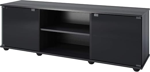 Amazon.com: Sonax E-0062-Bf Fiji 60-Inch Tv Component Bench, Ravenwood ... throughout Fiji 60&quot; Tv Component Bench, Ravenwood Black