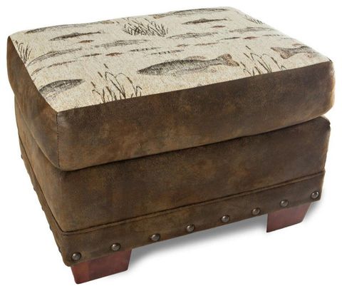 American Furniture Classics Model 8500-70 Angler's Cove Ottoman ... in American Furniture Classics Model 8503-70 Angler's Cove Sofa