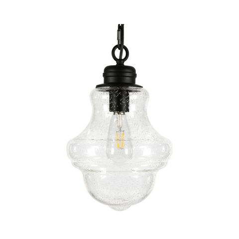 Annie 9.13 Wide Pendant With Glass Shade In Blackened Bronze/Seeded ... for Zeno 8.5 Wide Pendant With Metal Shade In Blackened Bronze/Blackened Bronze