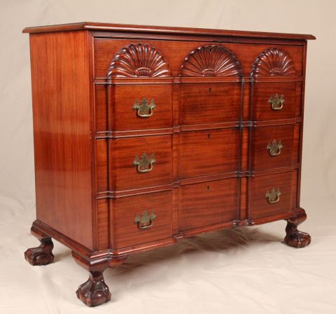 Antique Chippendale Carved Ball Claw Foot Block Front Chest Of Drawers ... with regard to The History and Legacy of NVIN0388 Mahogany Ball and Claw Blockfront Chest of Drawers