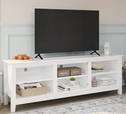 Auction Detail regarding Ellice 71" Tv Stand Media Console White