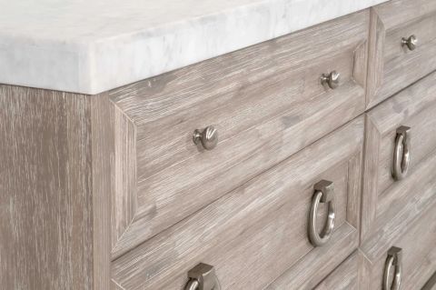 Azure Carrera 6-Drawer Double Dresser - Kind & Woodi throughout Azure Carrera 6-Drawer Double Dresser