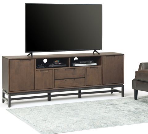 Banting Mid Century 72 Inch Wide Tv Stand - Industrial - Entertainment ... inside Functional Aesthetics in Banting Mid Century 72 inch Wide TV Stand Furniture