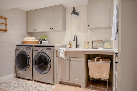 Basement Laundry Room Renovation – Central Array within Real People Share Their Most Helpful Laundry Room Secrets