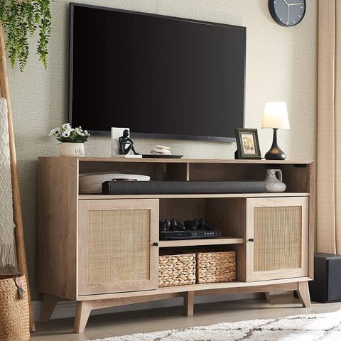 Bay Isle Homeâ„¢ Selda 2 - Door Tv Stand For Tvs Up 65", Wood Media Console With Adjustable Shelf ... intended for Design Tips for Styling Your Winfield 60" 2-door TV Stand