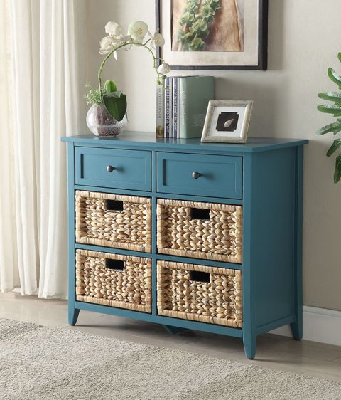 Bayou Breeze Brynslee 6 - Drawer Accent Chest In Teal | Wayfair within Locher 6 Drawer Accent Chest