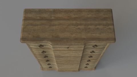 Bedroom Boheme Chimay Six-Drawer Chest 3D Model | Cgtrader with Boheme Chimay 6-Drawer Chest