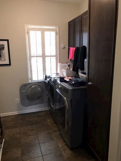 Before And After: Remodeled Laundry Room Lightens Up in Before And After: Remodeled Laundry Room Lightens Up