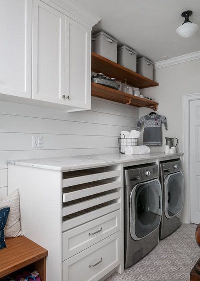 Before And After: Remodeled Laundry Room Lightens Up throughout A Brighter Laundry Room How We Did It