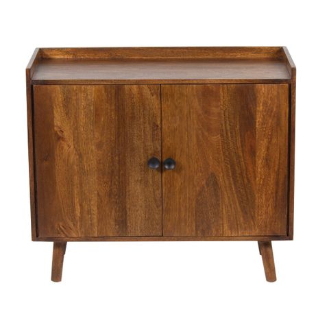 Bellville Mango Wood 2 Door Cabinet throughout Whitaker 2-Door Mango Wood Chest, Natural