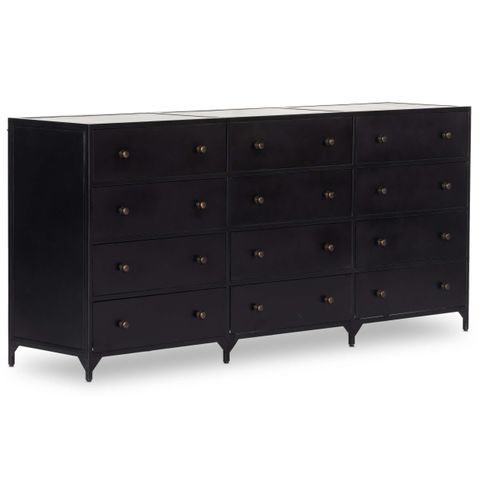 Belmont 12 Drawer Dresser. Black | 12 Drawer Dresser, Drawers, Dresser ... inside Belmont 12 Drawer Dresser, Black