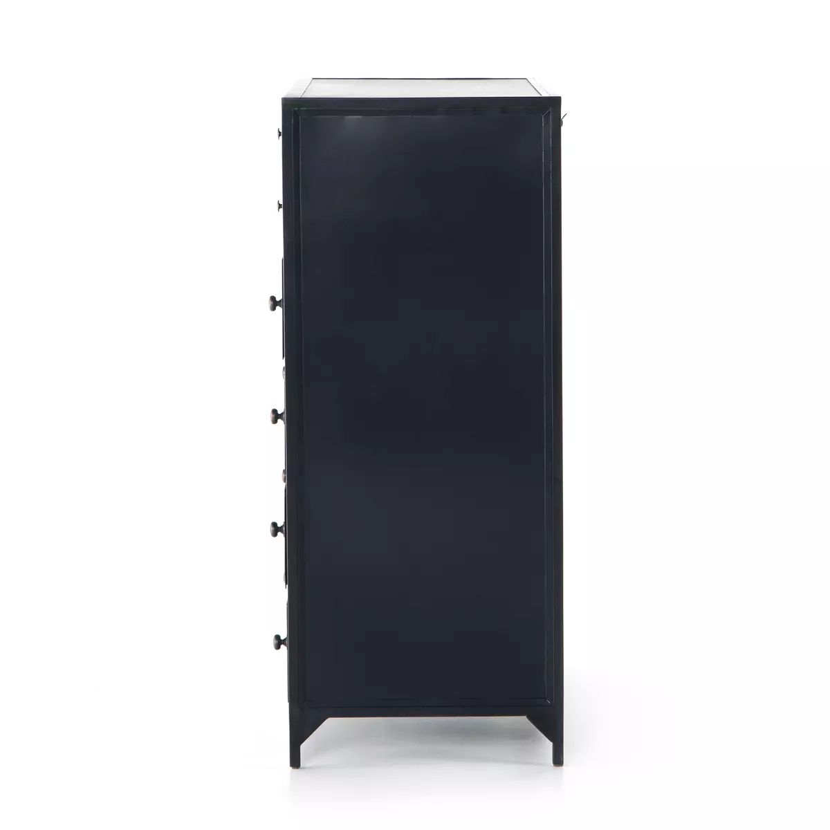 Belmont 8 Drawer Tall Dresser Black Four Hands with regard to Belmont 8 Drawer Tall Dresser, Black