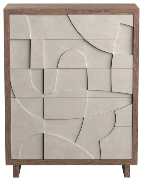 Bernhardt Casa Paros Tall Drawer Chest, 42" W X 19.50" D X 54" H ... with regard to The Art of Organization How the Bernhardt Silhouette Enhances Your Space