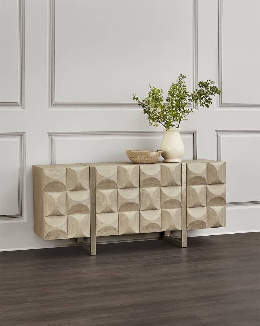 Bernhardt Interiors Rune Entertainment Credenza | Neiman Marcus regarding The Enduring Appeal of the Bernhardt Arcadia Entertainment Credenza