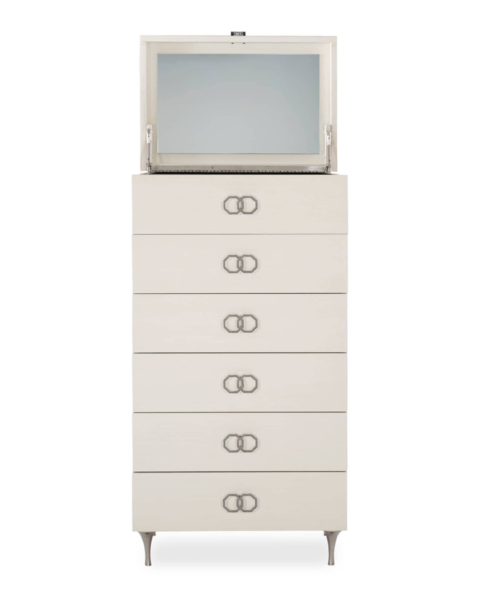 Bernhardt Silhouette Tall 6-Drawer Chest | Horchow with regard to The Art of Organization How the Bernhardt Silhouette Enhances Your Space
