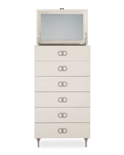 Bernhardt Silhouette Tall 6-Drawer Chest | Horchow with regard to The Art of Organization How the Bernhardt Silhouette Enhances Your Space